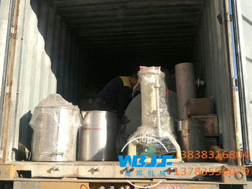 銅鋁不銹鋼分離機(jī)發(fā)貨現(xiàn)場